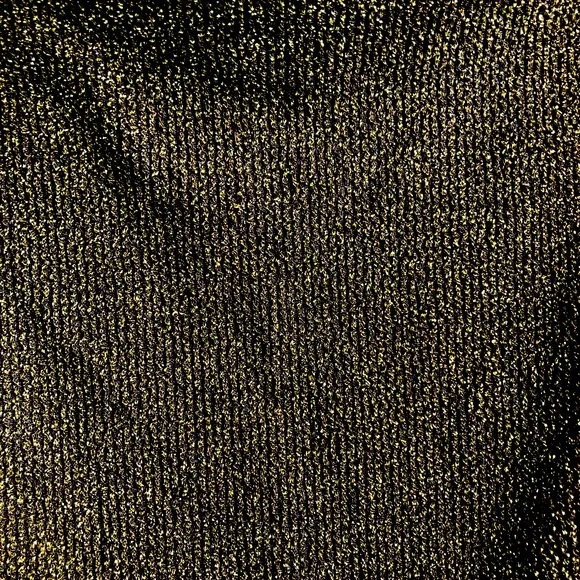 GOOD AMERICAN Sparkle Sleeveless Bodysuit Size 2. Rare! Brown & Gold - Picture 8 of 9